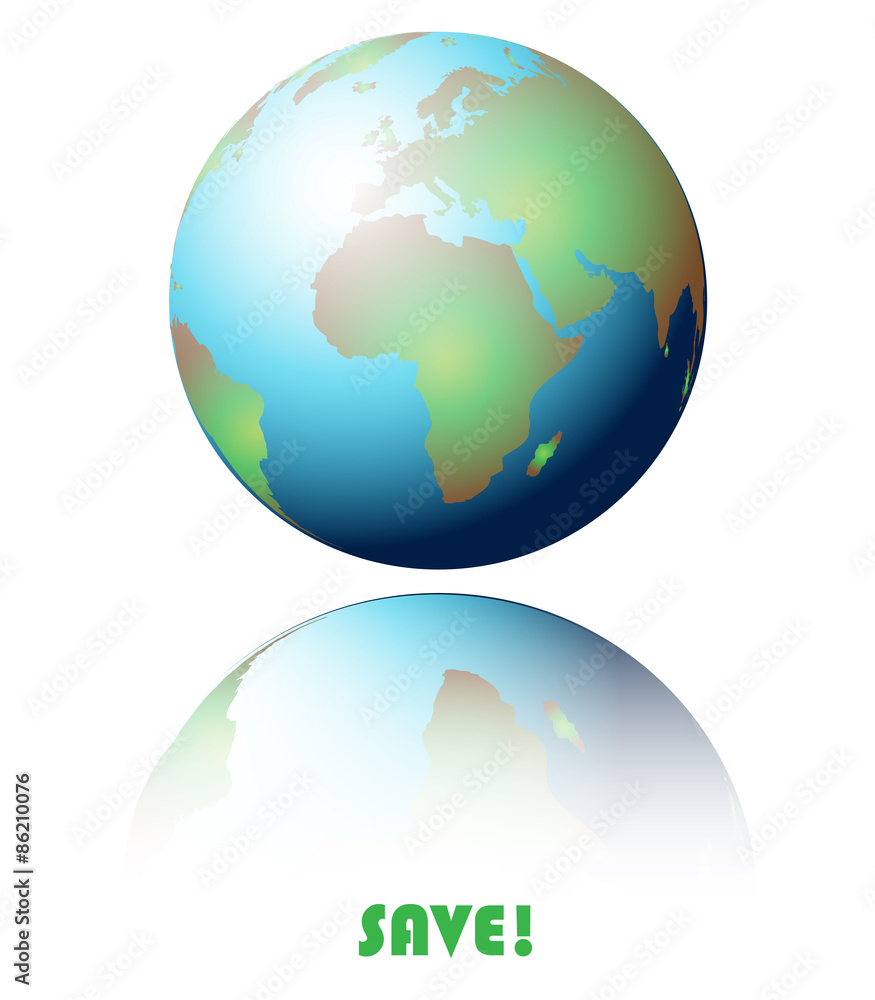 Save the world vector