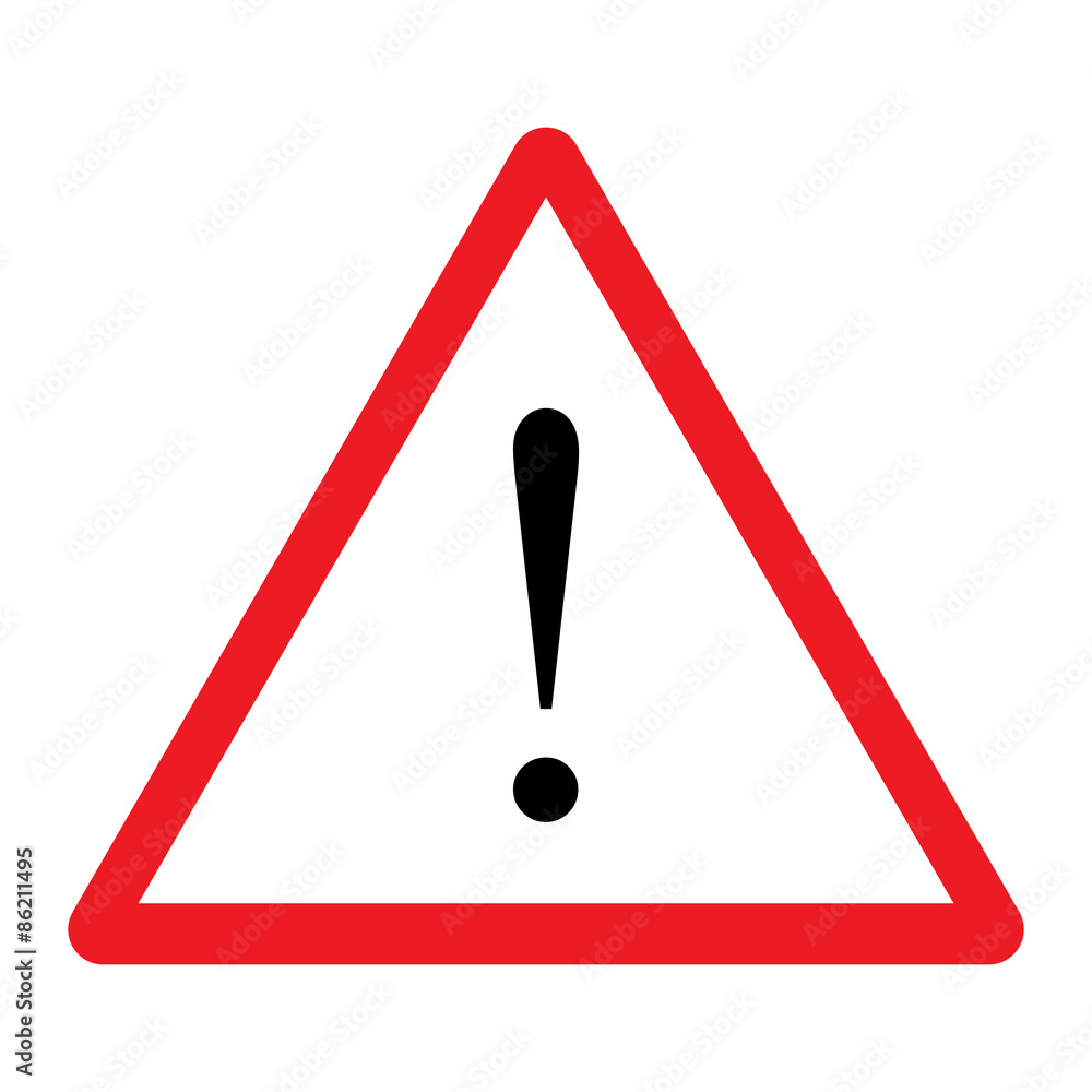Warning sign vector Warning sign vector