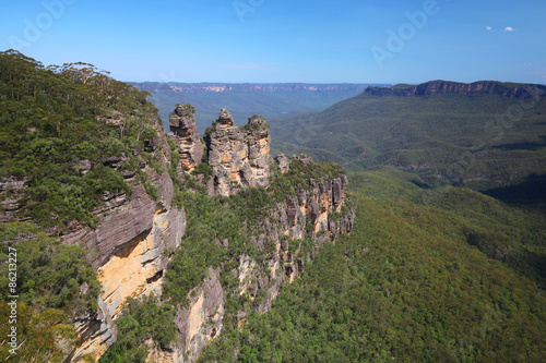 The Blue Mountains in New South Wales, Australia photo