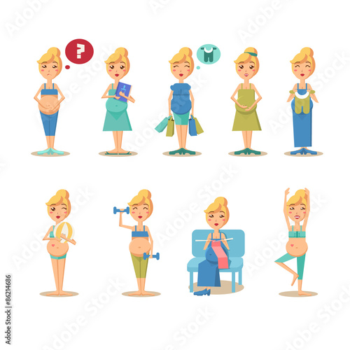 Pregnancy Cartoon Funny Drawings