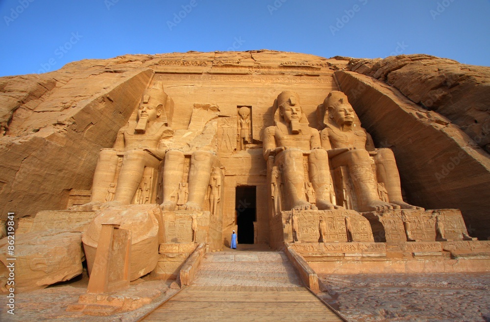 Obraz premium The temple of Abu Simbel in Egypt