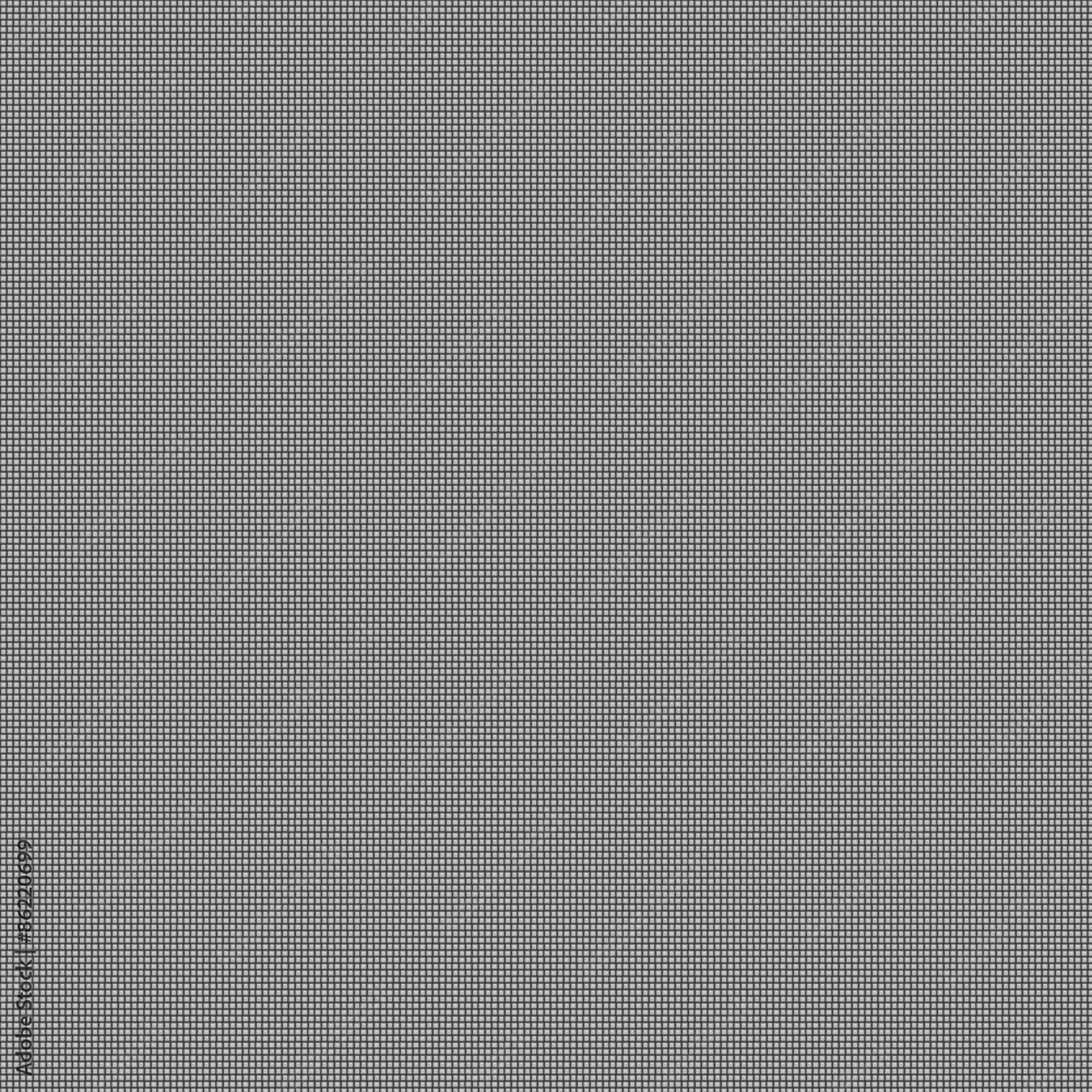 Seamless texture of dark grey glossy fabric densely woven as