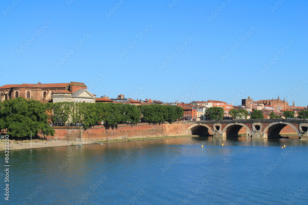 Pont Neuf à Toulouse, France
