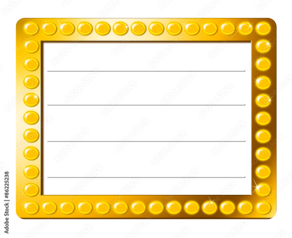 Fototapeta premium Show Marquee With Lights