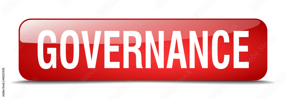 governance red square 3d realistic isolated web button governance red square 3d realistic isolated web button
