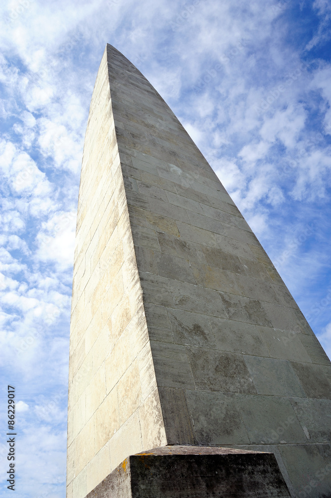 Obelisk auf dem sowjetischen Soldatenfriedhof in Tallinn, Estland