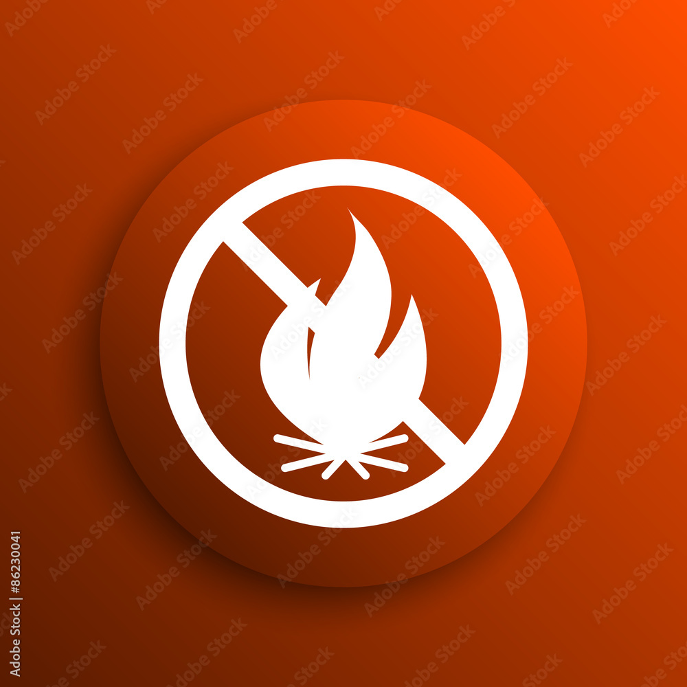 Fire forbidden icon Fire forbidden icon