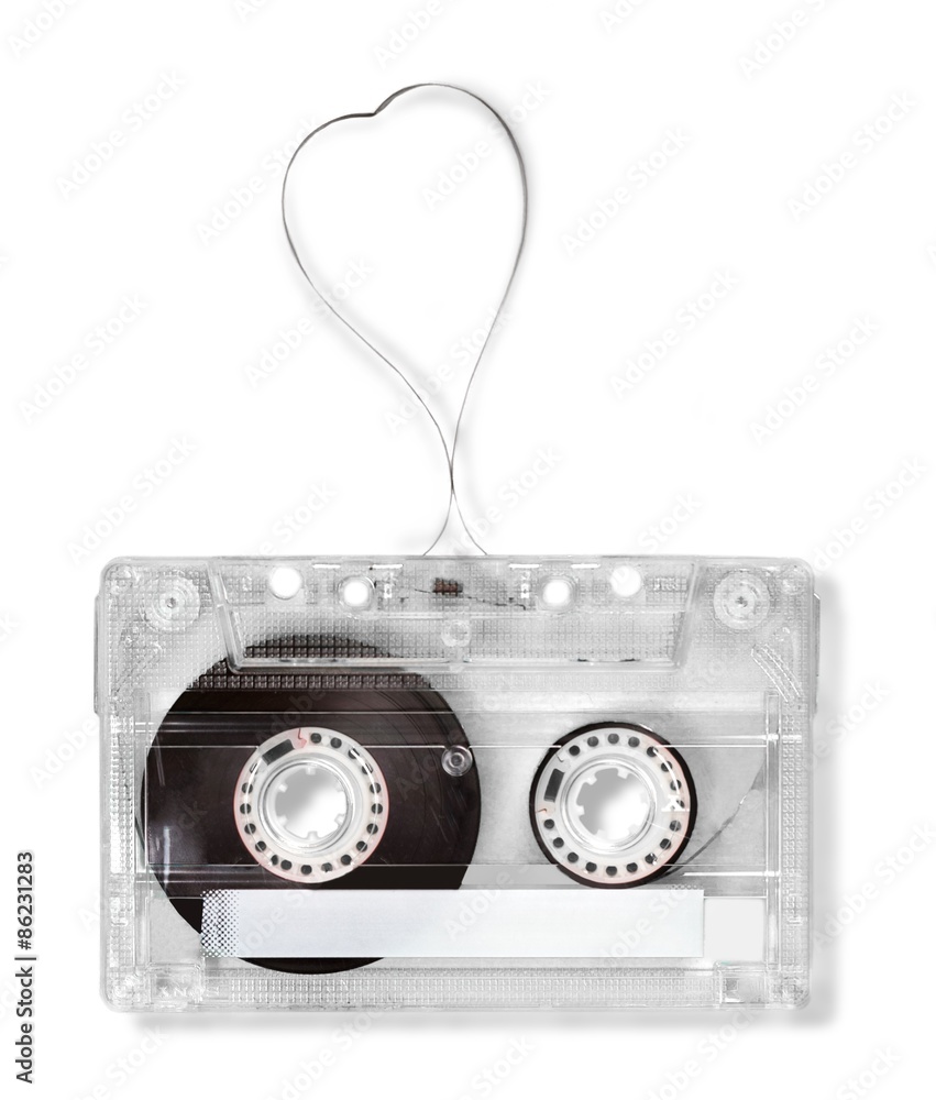 Fototapeta premium Love, tape, isolated.
