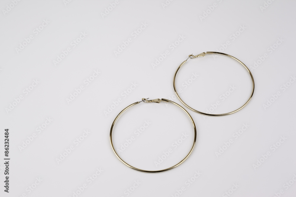 Gold rings, earrings Gold rings, earrings