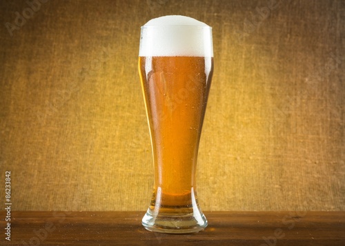 Beer, glass, drink.