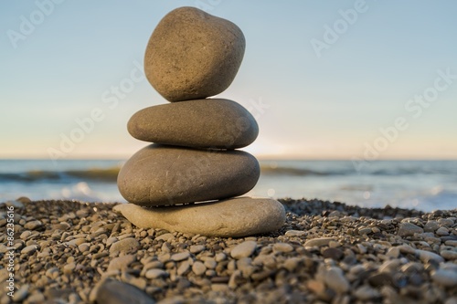 Stone  Zen-like  Balance.