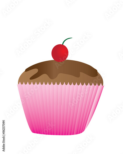 cup cake isolated