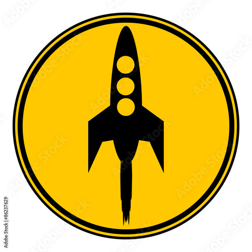 Starting rocket button.