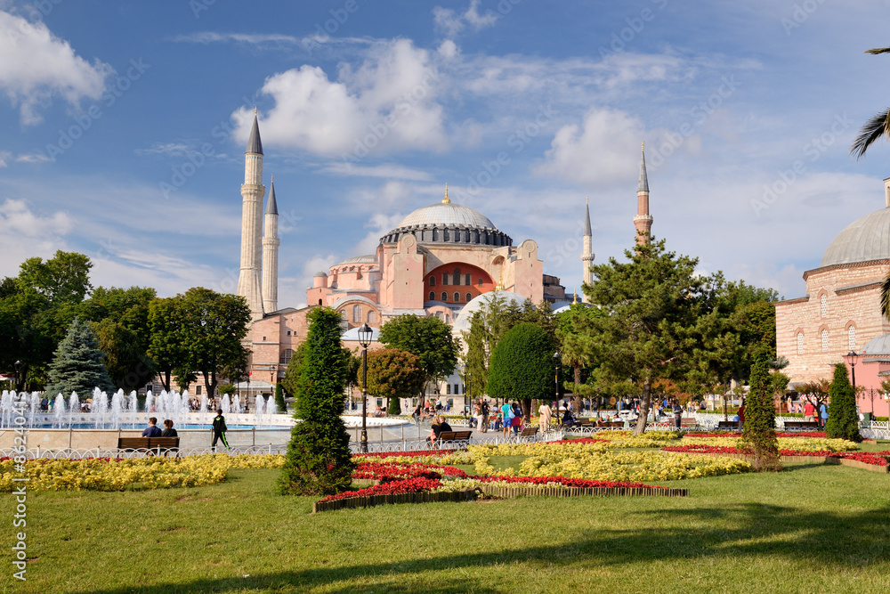 Hagia Sophia in Istanbul, turkey.