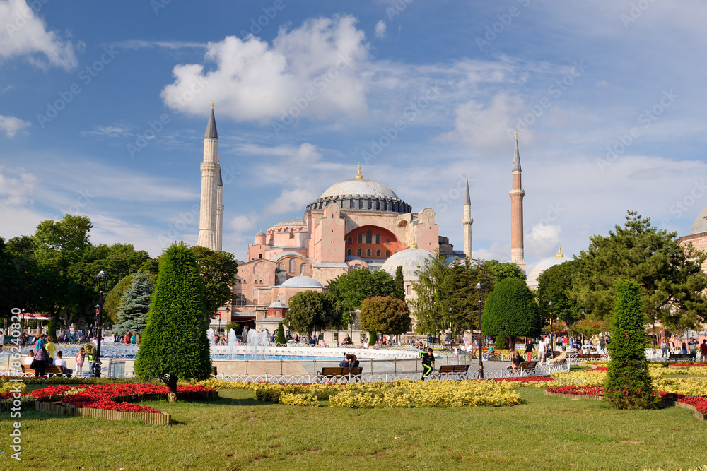 Hagia Sophia in Istanbul, turkey.