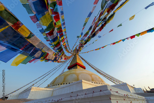 Boudhnath Stupa Nepal photo