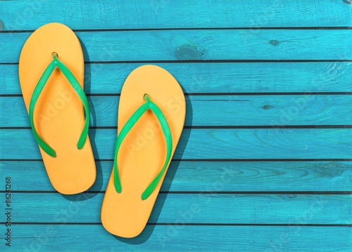Flip-flop, Sandal, Summer.