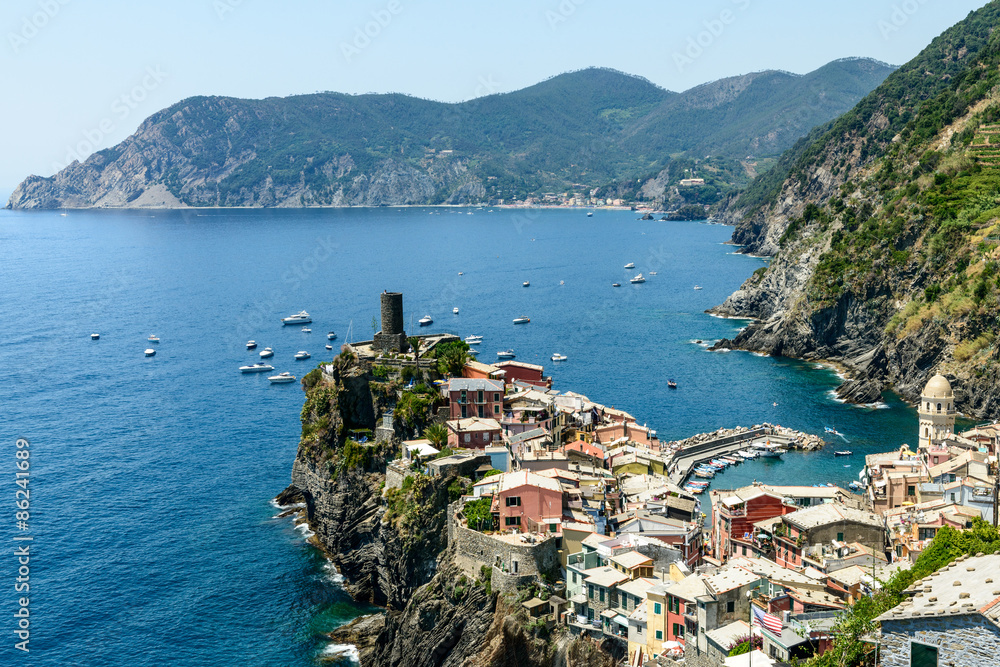 Naklejka premium panorami alle 5Terre