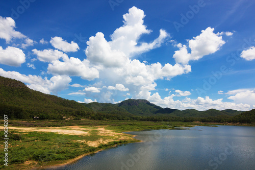 Beautiful view of reservoir
