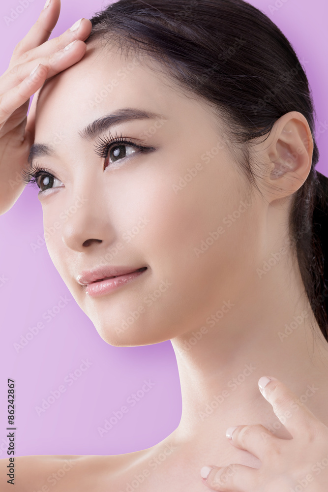 Asian beauty face Asian beauty face