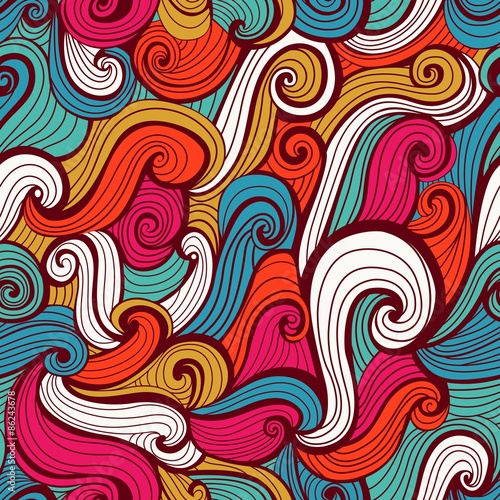 Color Wave Pattern