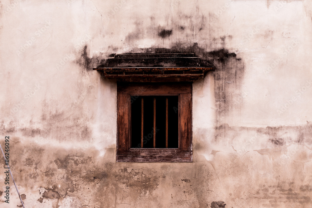 Fototapeta premium Vintage background of brick wall texture.more than 100 years old