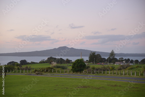 Blick vom Marae in Orakei, Nordauckland, Neuseeland photo