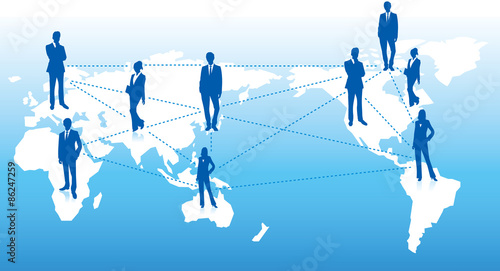World map Social networking service Vector