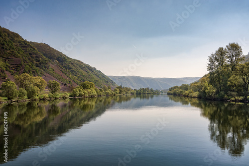 River landscape in Germany