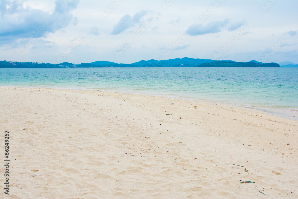 beautiful beach in Naka Noi Island, Phuket