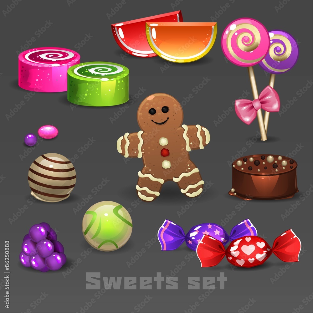 Obraz premium Sweets set