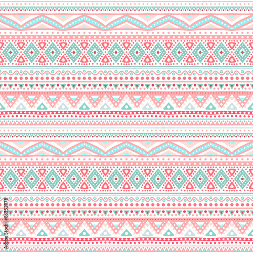 Tribal ethnic seamless stripe pattern. Vector illustration