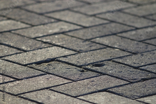 texture tile paved roadway