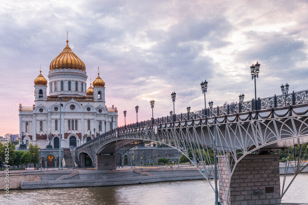 Cathedral of Christ the Saviour, Moscow, Russia.