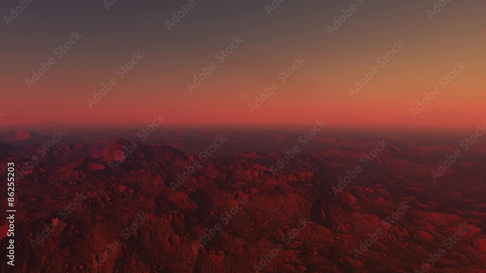flying over an unknown planet flying over an unknown planet