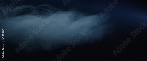 Smock on the black background for vfx photo