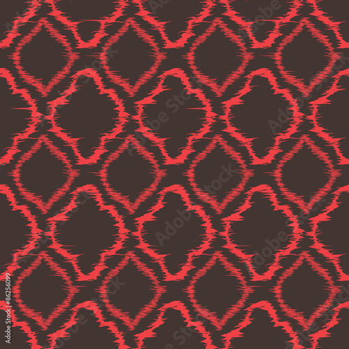 Ikat seamless pattern design