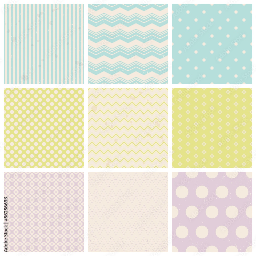 set of seamless patterns set of seamless patterns