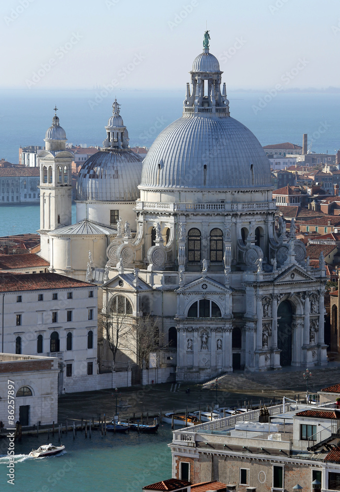 Cathedral in Venice from the Tower