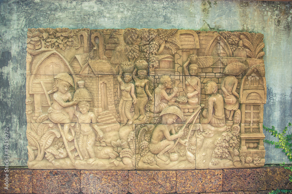 Fototapeta premium Decor in the garden