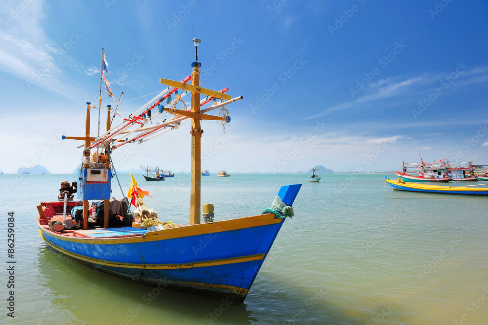 Thai boat in Hua Hin Thailand Thai boat in Hua Hin Thailand