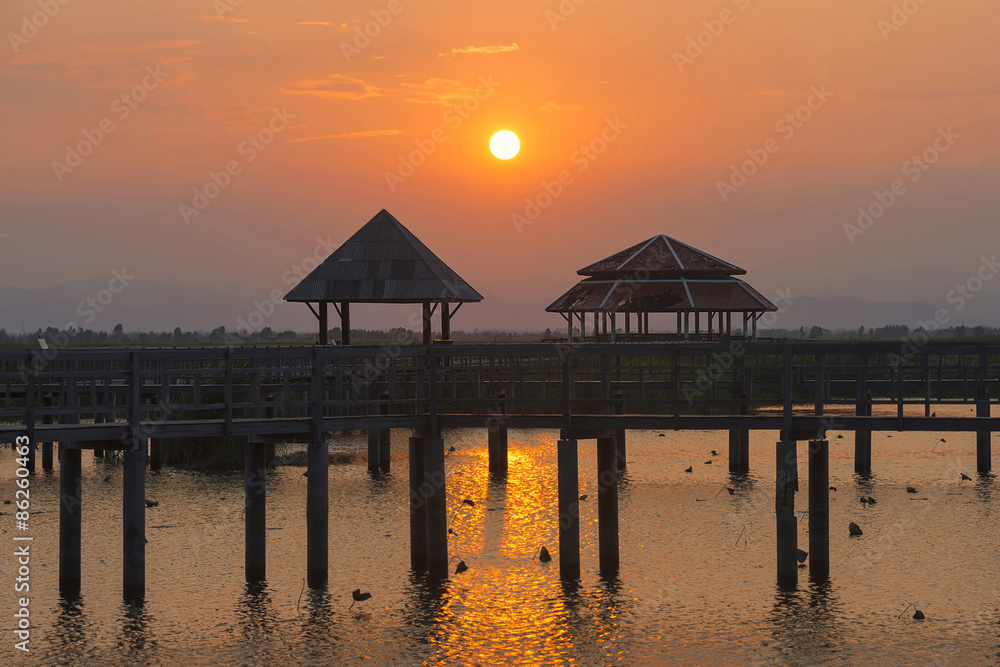 Bung Bua at khao sam roi yod national park, Thailand