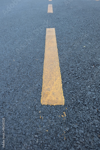 Road With Yellow Line