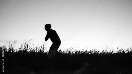 Victim escapes from the maniac murderer