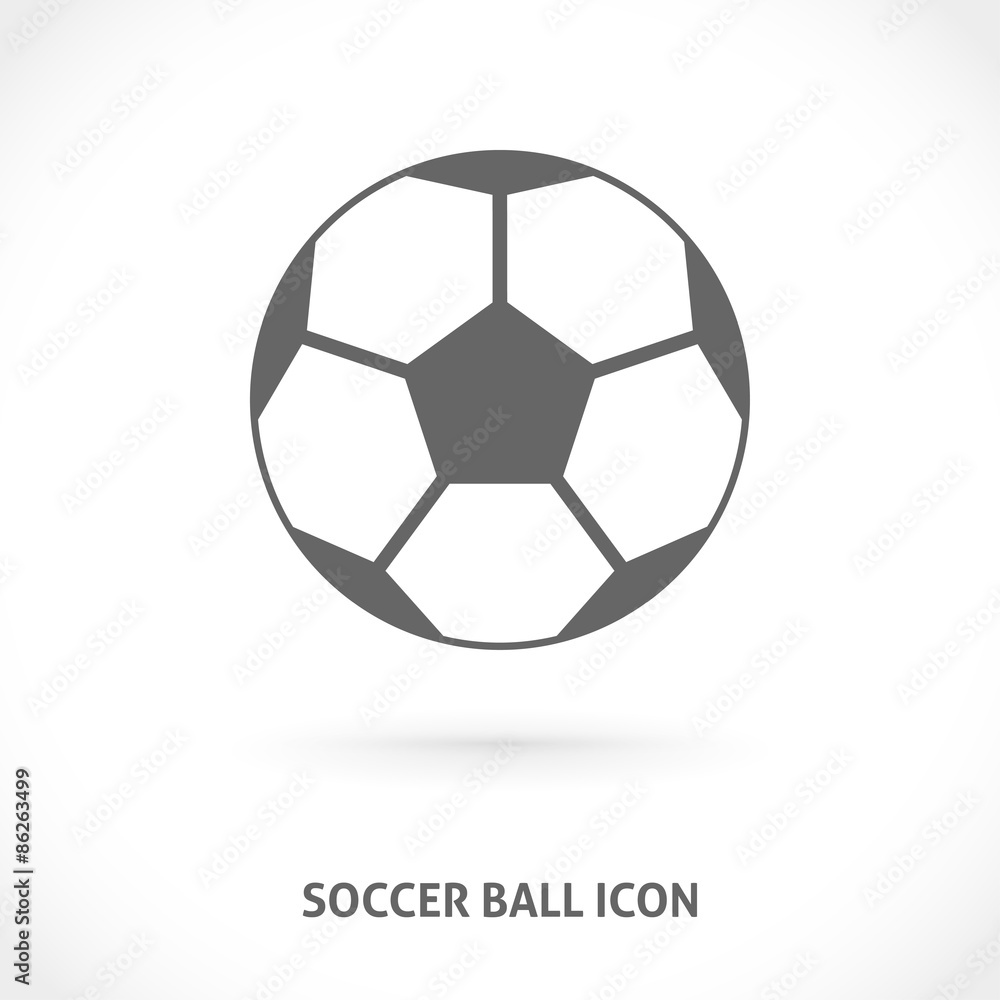 Soccer ball symmetry centered icon Soccer ball symmetry centered icon