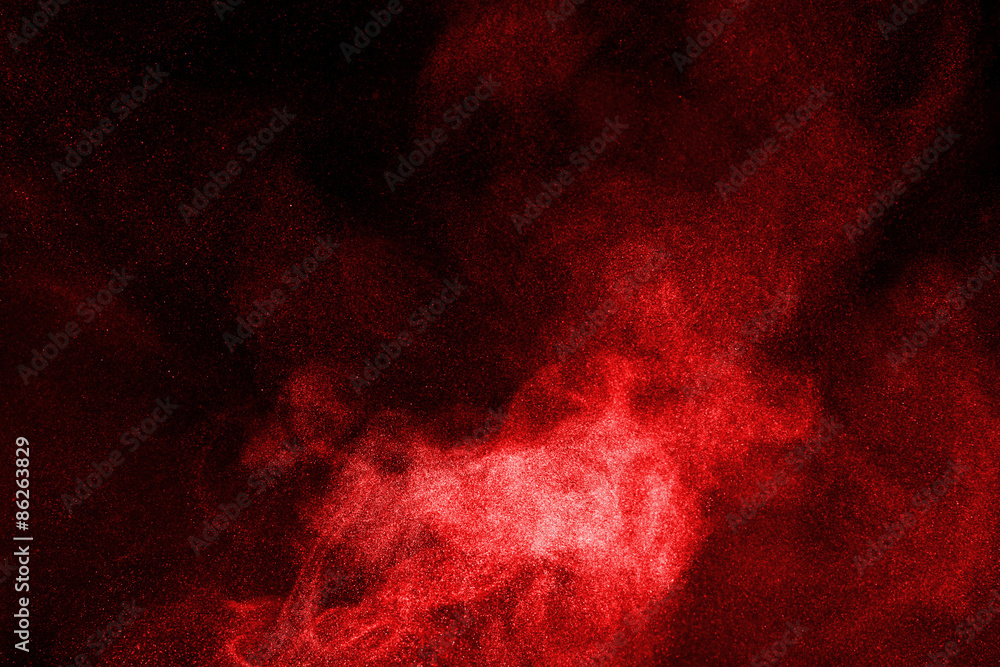 Abstract design of powder cloud Abstract design of powder cloud
