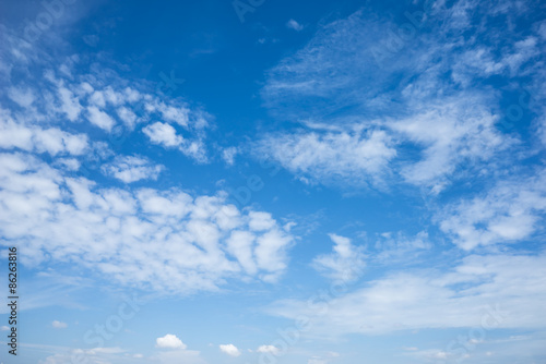 Beautiful clouds and blue sky