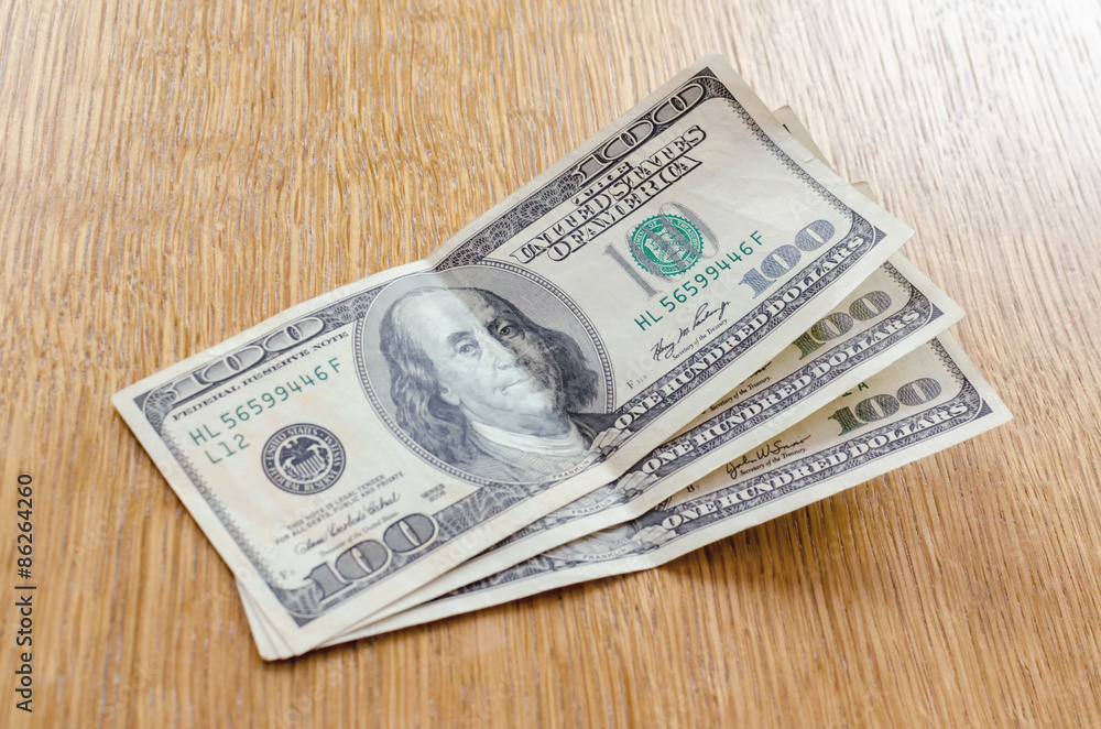 three hundred dollars on the table three hundred dollars on the table