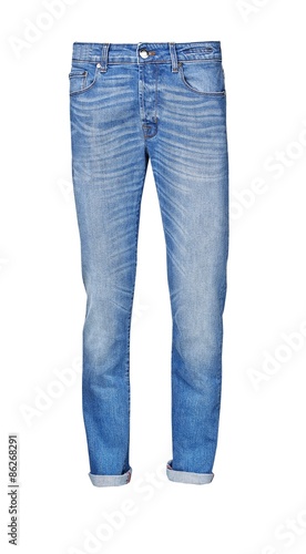 pants for men isolated on white with clipping path