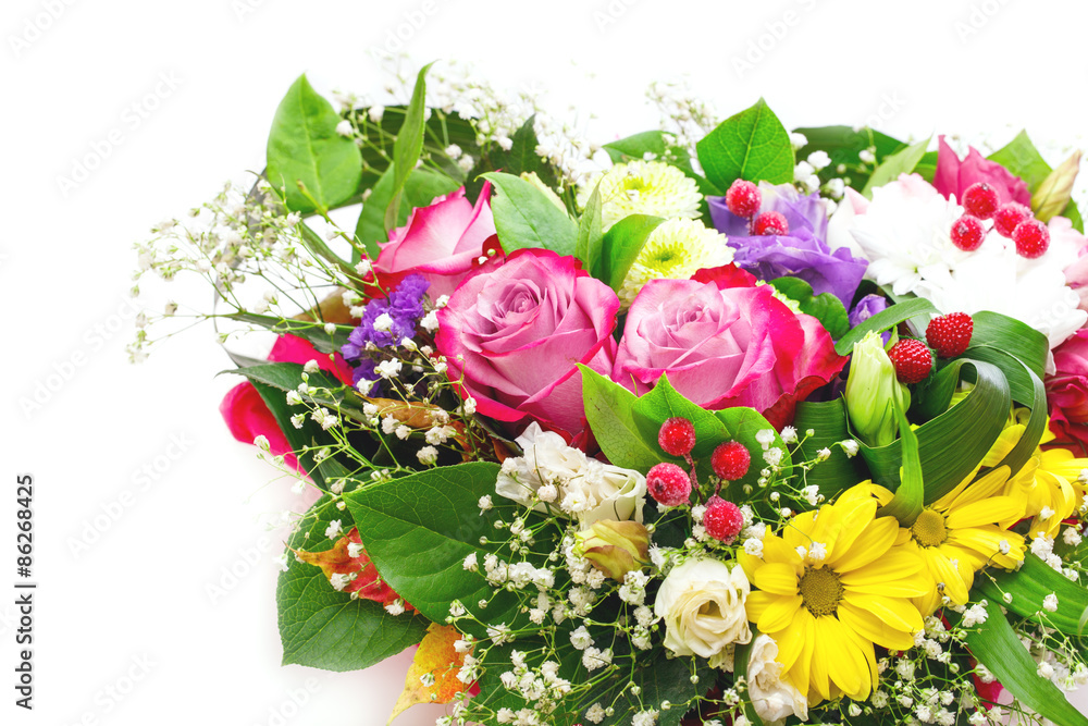 Fototapeta premium bouquet of flowers